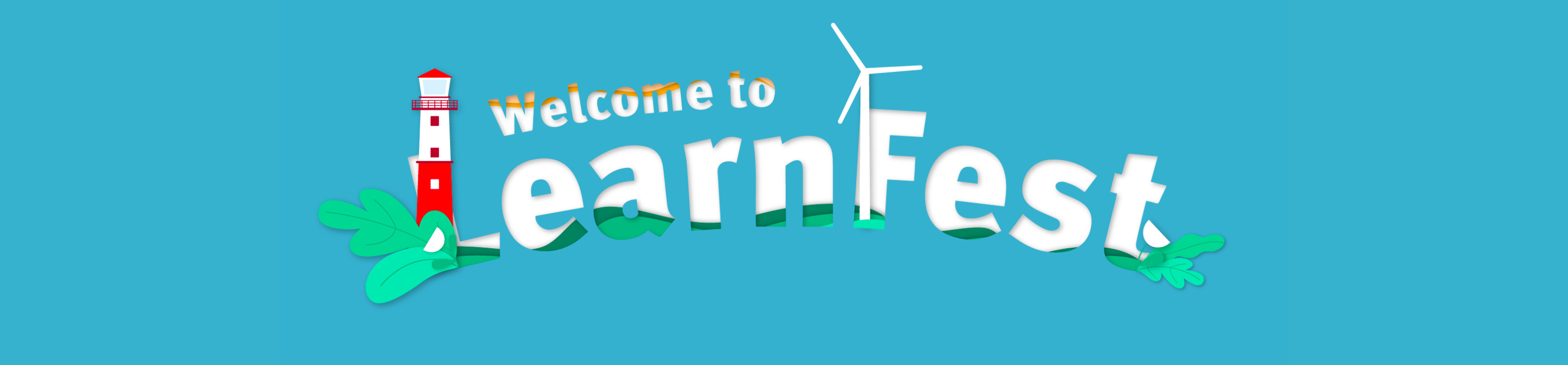 'Welcome to LearnFest' artwork banner